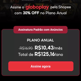 Imagem da oferta Assinatura Globoplay por