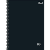 Imagem da oferta Tilibra - Tilibra ZIP - Caderno Espiral Capa Dura 200x275mm 80 Folhas Negro
