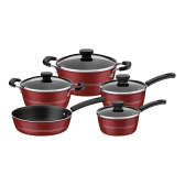 Imagem da oferta Jogo de Panelas Antiaderente Tramontina Sicília - 5 Peças