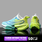 Imagem da oferta Maratona almofada de ar placa carbono esportes tênis corrida dos homens respirável leve feminino confortável antiderr