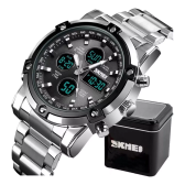 Imagem da oferta Relógio Skmei 1389 Luxo Digital Esportivo Aço Inoxidável - 1389
