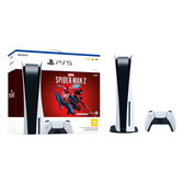 Imagem da oferta Console PlayStation 5 PS5 Sony Com leitor de Disco + Jogo Marvel's Spider-Man 2