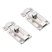 Imagem da oferta Trinco Inox Porta Janela Armário Tramela Fecho Ferrolho 2 Peças