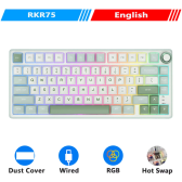 Imagem da oferta Teclado Mecânico Royal Kludge RK75 RGB