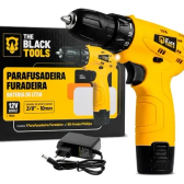 Imagem da oferta Parafusadeira Furadeira The Black Tools TB12A 38 a Bateria