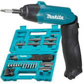 Imagem da oferta Parafusadeira Dobrável Makita a Bateria Bivolt Lithium com 81 Peças - DF001DW