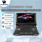 Imagem da oferta Console Portátil de Jogos X18S Dobrável PowKiddy Android 11 Botões L3 + R3 IPS 5.5"