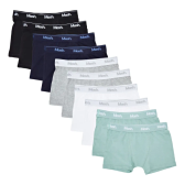 Imagem da oferta Kit 10 Cuecas Boxer Infantil Elástico Algodão Mash