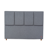 Imagem da oferta Cabeceira estofada para camas Garnet Cinza Tecido Bouclé