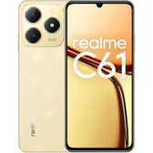 Imagem da oferta Smartphone Realme C61 256GB 6GB RAM Tela 6,74 90Hz Câm 50MP NFC Bateria 5000mAh Dual SIM Dourado Sparkle Gol