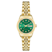 Imagem da oferta Armitron Relógio feminino com cristais Swarovski 752475GNGP Douradoverde