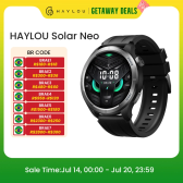Imagem da oferta HAYLOU Solar Neo Relógio inteligente 1,53'' HD Display Bluetooth Chamada 24H Monitoramento de saúde Relógios intelige