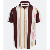 Imagem da oferta Camisa em Viscose com Listras Irregulares