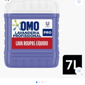 Imagem da oferta Sabão Líquido Omo Pró Lavanderia Profissional 7 Litros