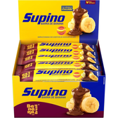 Imagem da oferta 20 Unidades Barra De Frutas Banana Brasil Supino Original Banana Com Chocolate Ao Leite - 24g
