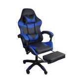 Imagem da oferta Cadeira Gamer Webshop Stillus Até 120KG Ergonômica Apoio Para os Pés Azul