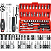 Imagem da oferta Kit Ferramentas 46 Peças Com Soquetes e Chaves Para Carro e Casa