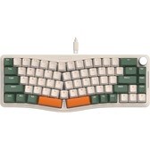 Imagem da oferta ATTACK SHARK AKS068 Teclado mecânico para jogos com fio 65% Alice Layout Hot-swapped Gaxeta RGB Retroiluminado VIA Bot