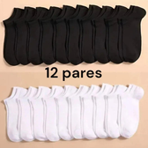 Imagem da oferta Kit 12 Pares De Meias Soquete Cano Curto