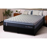 Imagem da oferta Conjunto Cama Box King Dakota Preto 193x203x57 Espuma D33