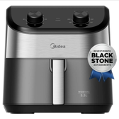 Imagem da oferta Fritadeira Air Fryer 5,5l Widemax Com Interior De Alumínio 1900w Midea