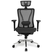 Imagem da oferta Cadeira DT3 Office Moira Até 150kg Apoio de Cabeça e Braço 3D Cilindro Classe 4 Preto - 11214-9