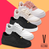 Imagem da oferta Tênis Vizzano Feminino Casual Plataforma Macia Moda Passeio Leve Ultra Conforto Flatform Dia das mães