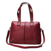 Imagem da oferta Bolsa Feminina Sacola Bg72712 Com Forro Poliéster Bordô Gash