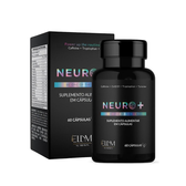 Imagem da oferta Neuro+ 60 Capsulas ELLYM NUTRITION Nootropicos Multivitaminico Foco Cafeina Magnesio Triptofano Taurina B12 Tirosina