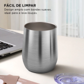 Imagem da oferta Copo Térmico Tumbler Inox com Tampa - 350ml