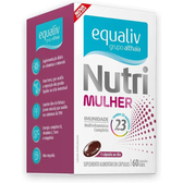 Imagem da oferta EQUALIV Nutri Mulher - Suplemento Alimentar em Cápsulas - Energia e Bem-estar - Multivitamínico Completo - Complexo B