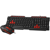 Imagem da oferta Teclado e Mouse kit Gamer Com Fio Gk-20 C3tech