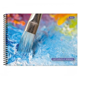 Imagem da oferta Caderno De Desenho Espiral Capa Dura Sem Seda - 96 Folhas