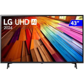 Imagem da oferta Smart TV 4K 43" LG UHD 43UT8000 Processador 5 Ger7 AI Alexa/Chromecast integrado Otimizador de Jogos webOS 24 compatí