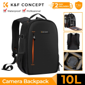 Imagem da oferta Mochila K&F Concept 10L18L leve e ideal para fotógrafos! Compatível com câmeras Canon Sony Nikon DSLR com sup
