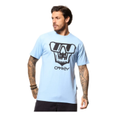 Imagem da oferta Oakley Camiseta Masc Oakley Glass Graphic Tee Stonewash Blue