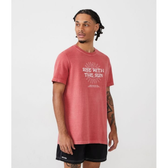 Imagem da oferta Camiseta Regular em Meia Malha com Estampa de Lettering - Tam P