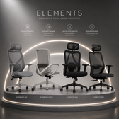 Imagem da oferta UPGRADE NO SETUP: Seleção de Cadeiras Elements com até R$800 OFF!