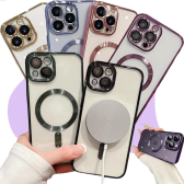 Imagem da oferta Capa Capinha Para iPhone 11 12 13 14 15 16 Case Com Magsafe