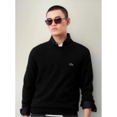 Imagem da oferta Suéter Lacoste Masculino Preto Regular Fit