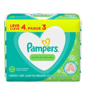 Imagem da oferta Lenços Umedecidos Pampers Aroma de Aloe Vera 192 Unidades