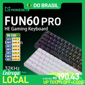 Imagem da oferta Teclado Gamer Akko MonsGeek FUN60 PRO HE