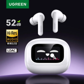 Imagem da oferta Fones Bluetooth LCD ANC 52dB com Tela Colorida Ugreen ClipBuds Magic
