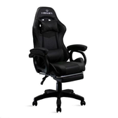 Imagem da oferta Cadeira Gamer Preto Healer Level Reclinável Giratória com apoio de pés