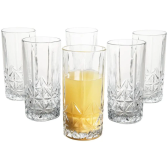 Imagem da oferta Jogo de Copos de Vidro 350ml 6 Peças Haus