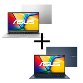 Imagem da oferta Kit Notebooks Asus Vivobook 15 Ryzen 7-5825U 16GB SSD 512GB W11 M1502YA-NJ655W + Vivobook 15 i5-1334U 8GB SSD 256GB W11 X1504VA-NJ1737W