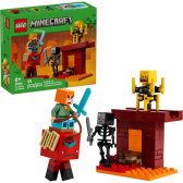Imagem da oferta Kit de Construção Lego Minecraft: A Batalha De Lava No Nether - 21266