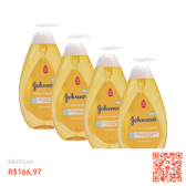 Imagem da oferta Kit com 4 Shampoo Johnson's Baby Regular 750ml cada com 23% de desconto!