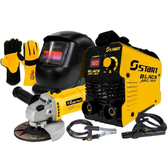 Imagem da oferta Dê uma olhada em Kit Maquina De Solda + Esmerilhadeira + Mascara E Acessórios por R$429,00 Compre na Shopee agora! ht