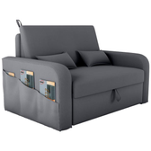 Imagem da oferta Sofá-cama 2 Lugares Casal Veludo Matrix Lady Dai